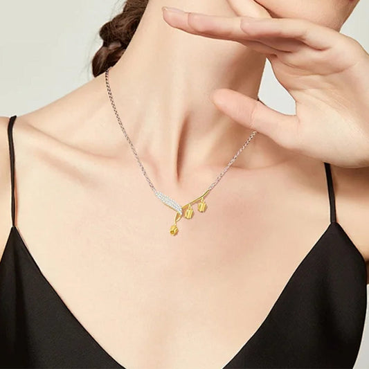 Women's Elegant Bell Orchid Necklace（50% OFF）