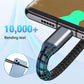 Supersnel opladen met 100 watt, transparante 3-in-1 datakabel