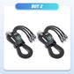 Supersnel opladen met 100 watt, transparante 3-in-1 datakabel