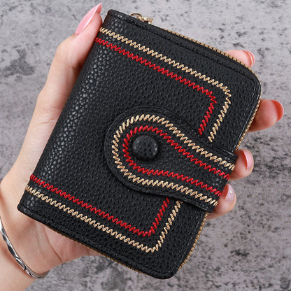 Women's Short Zipper Multi-Card Pocket Wallet（50% OFF）