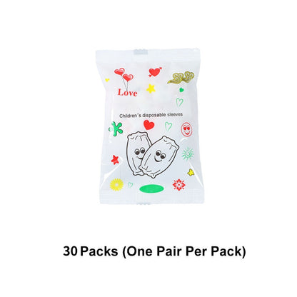 Cute Printed Waterproof Oilproof Children Protective Sleeves