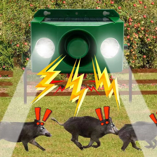 🔥Beest Afschrikkende Zonne-Alarmlichten met Hard Geluid