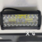 Krachtige LED-lichtbalkset voor auto's