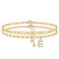 💕Koop 1 Krijg 1 Gratis💕Gelaagde Gouden Enkelband voor Vrouwen