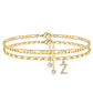 💕Koop 1 Krijg 1 Gratis💕Gelaagde Gouden Enkelband voor Vrouwen