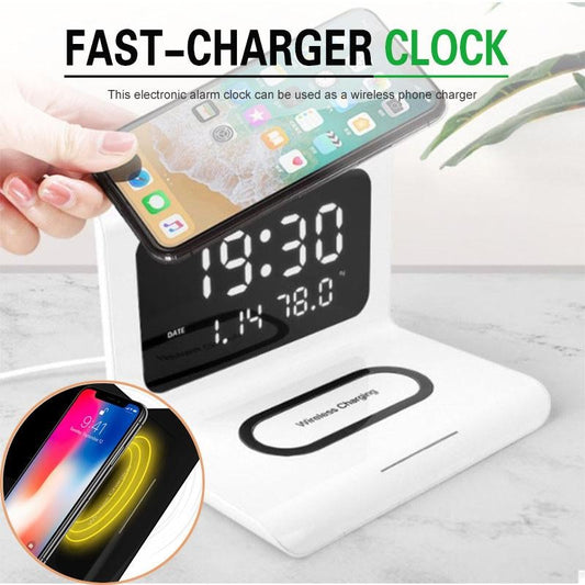 ⏰📱Wekker met draadloos opladen