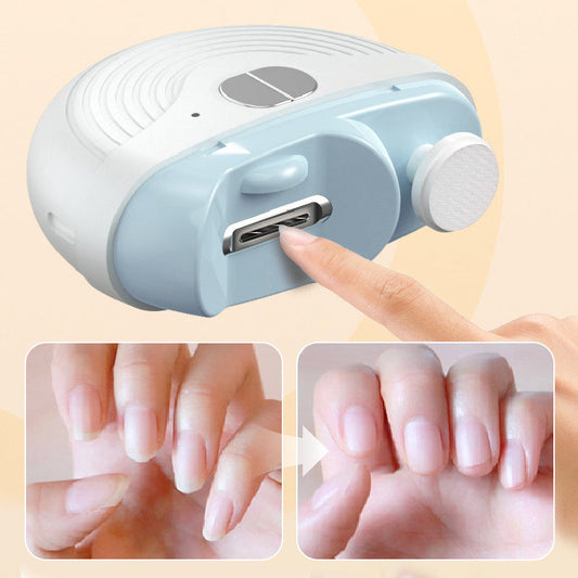 Automatische nagelknipper met geïntegreerde slijper