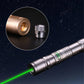 Lasertoorts met kleurenpatroon