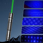 Lasertoorts met kleurenpatroon