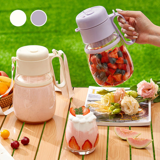 🔥🔥2025 Hete producten🔥Oplaadbare draagbare huishoudblender met handvat