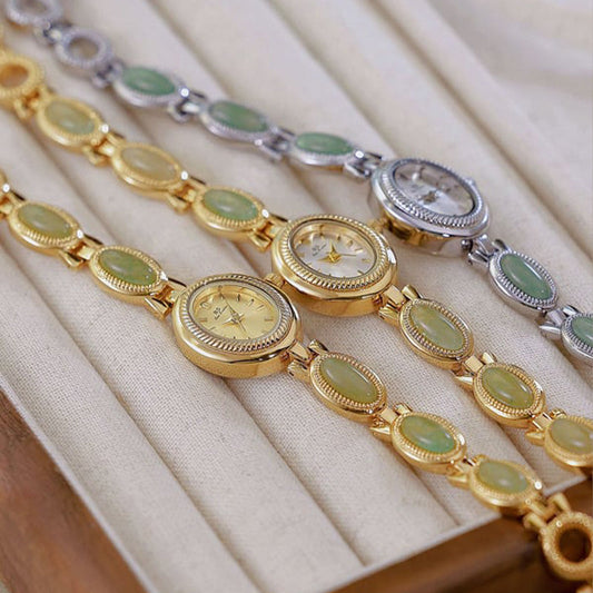 💎Nature's Elegance💎 Premium dameshorloge met armband - Tijdloos en natuurlijk Beauty⌚️