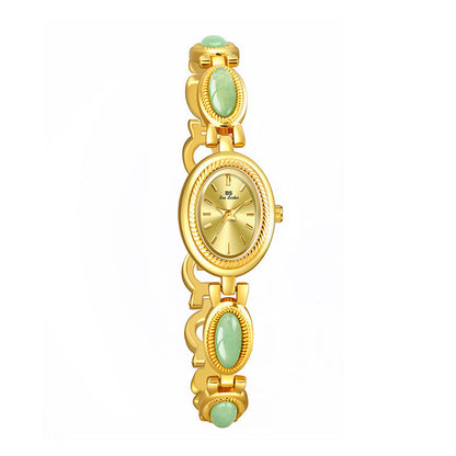 💎Nature's Elegance💎 Premium dameshorloge met armband - Tijdloos en natuurlijk Beauty⌚️