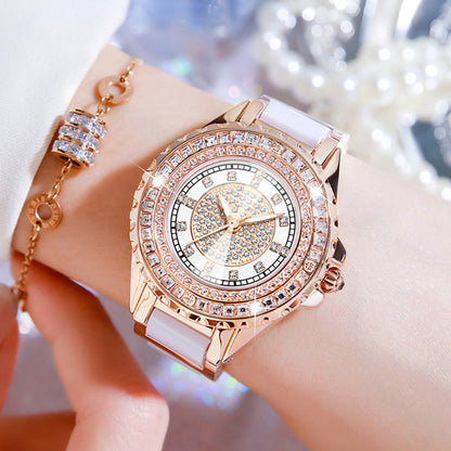 Elegant French Watch Encrusted With Zircon（50% OFF）