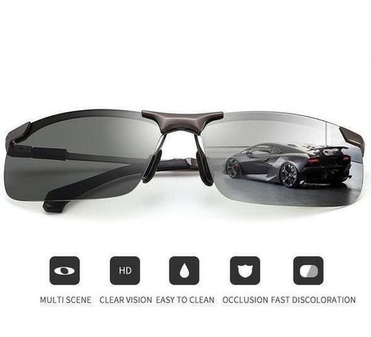 2022 Photochromic Sunglasses with Anti-glare Polarized Lens（50% OFF）